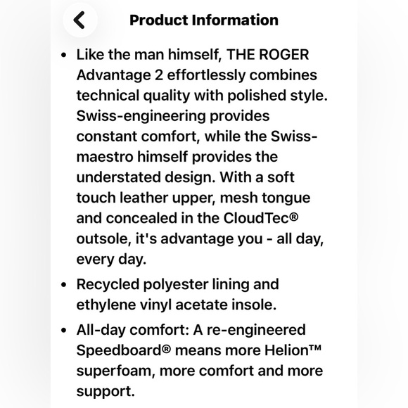 *Barely Worn* On Roger Advantage 1 Women's White Leather Sneakers, Size 9.5 - Picture 7 of 16